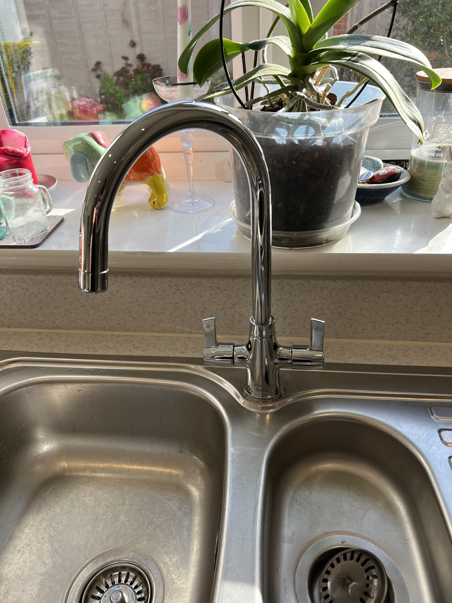 New kitchen tap installation
