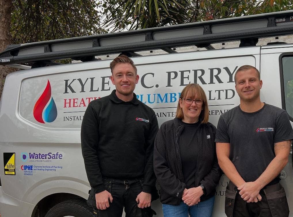 kyle r c perry heating and plumbing team