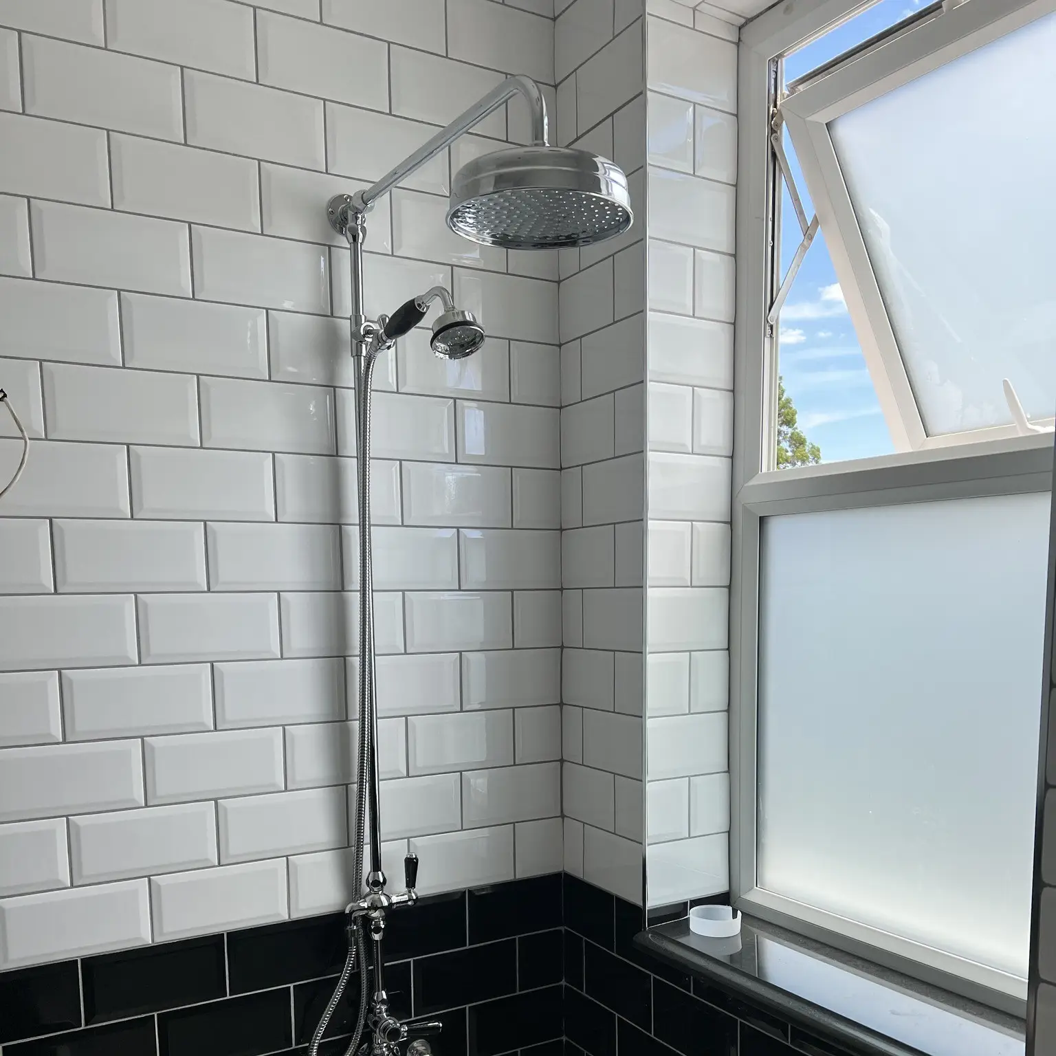 Modern shower installation in Essex home